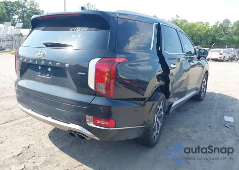 2022 Hyundai Palisade Calligraphy from USA, damaged, VIN KM8R7DHE5NU396321